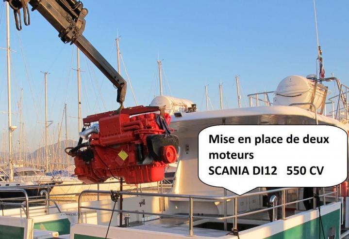 Remplacement de moteur de bateau Fréjus